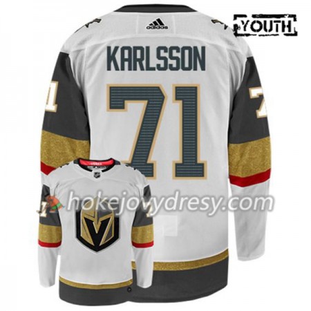 Dětské Hokejový Dres Vegas Golden Knights WILLIAM KARLSSON 71 Adidas Bílá Authentic